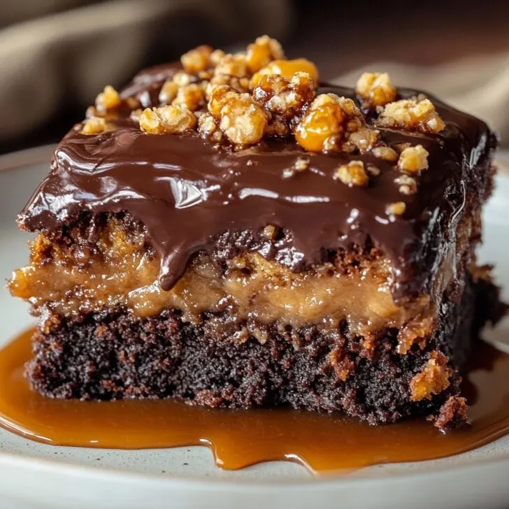 Chocolate Caramel Dump Cake Recipe - Easy & Delicious