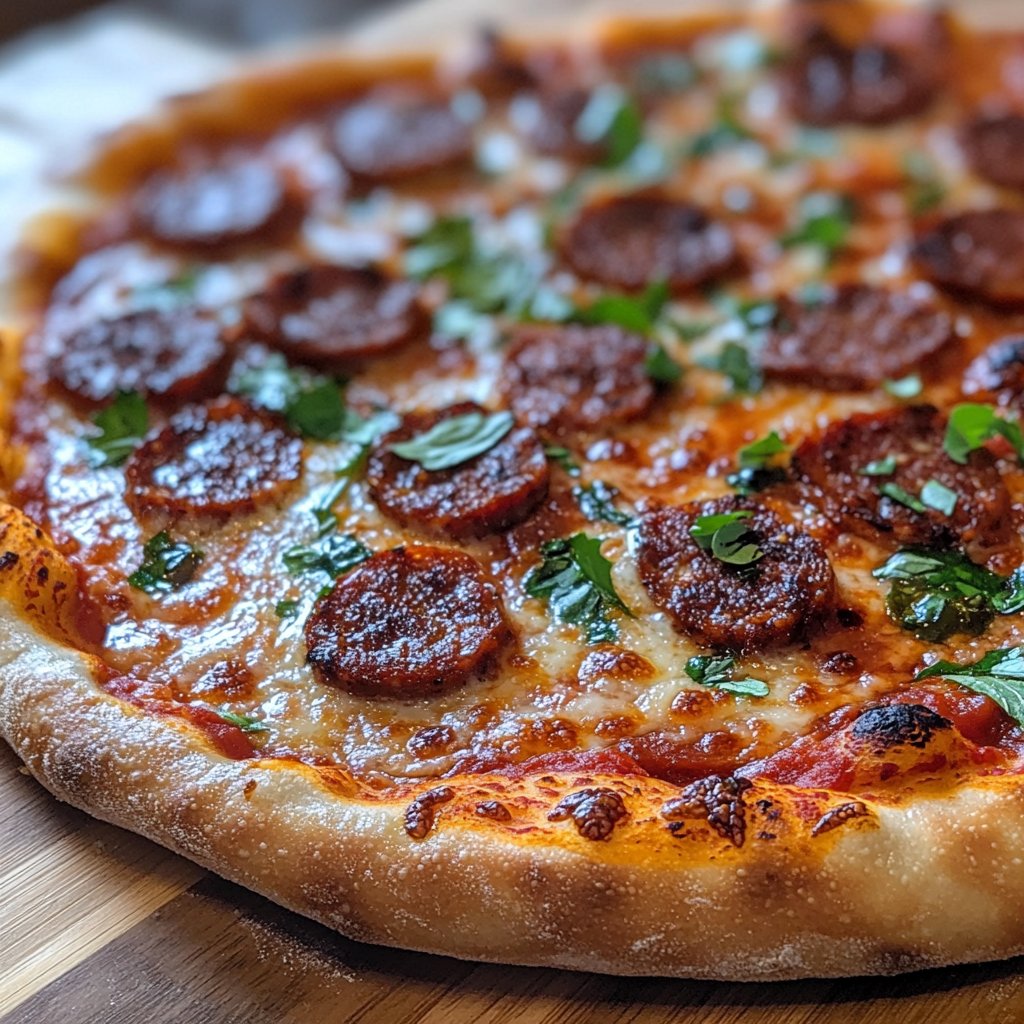 The Best Homemade Chorizo Pizza Recipe