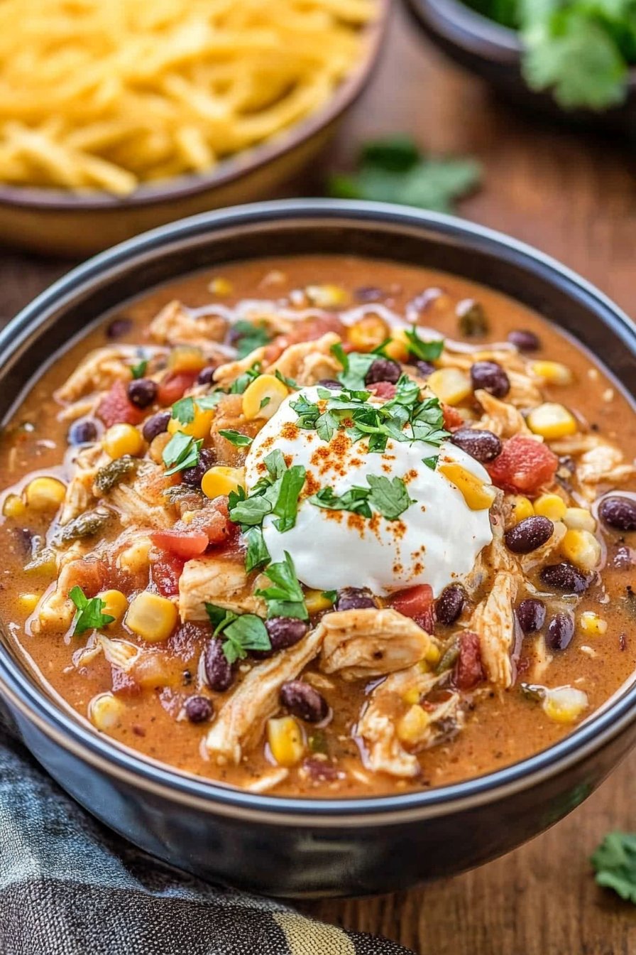 Slow Cooker Crack Chicken Chili Recipe | Flavorful & Easy