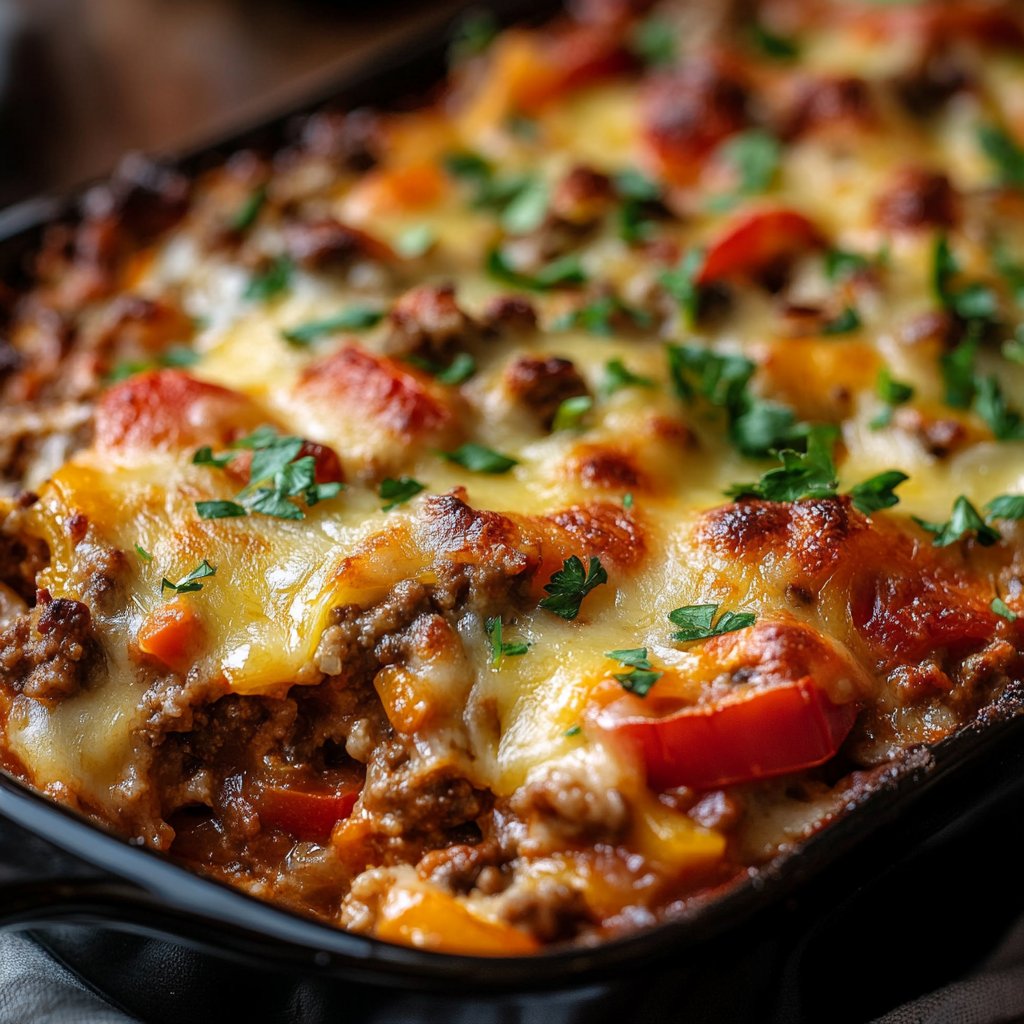 Easy Stuffed Pepper Casserole Recipe: Quick & Delicious!