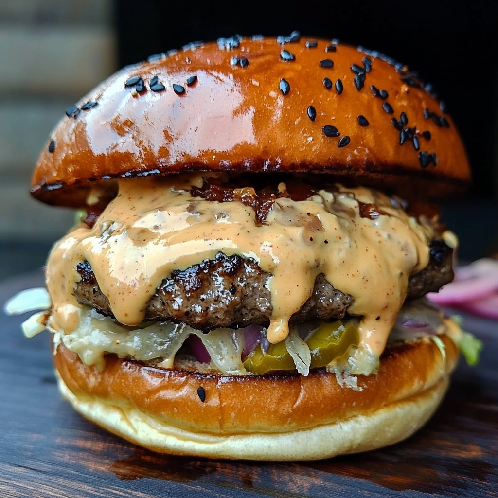 Smash Burger with Baconnaise Sauce Recipe