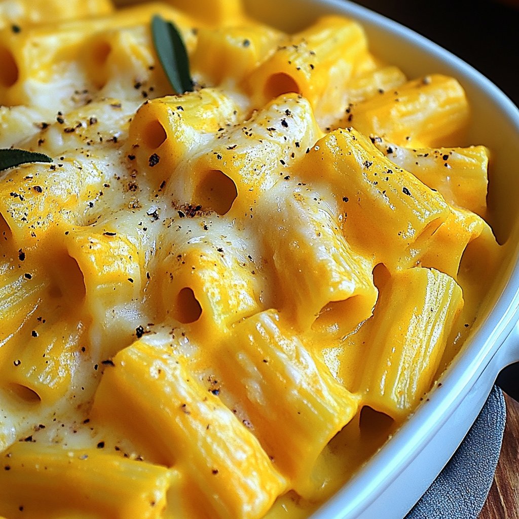 Pumpkin and Gruyere Rigatoni Recipe | Delicious Fall Dinner