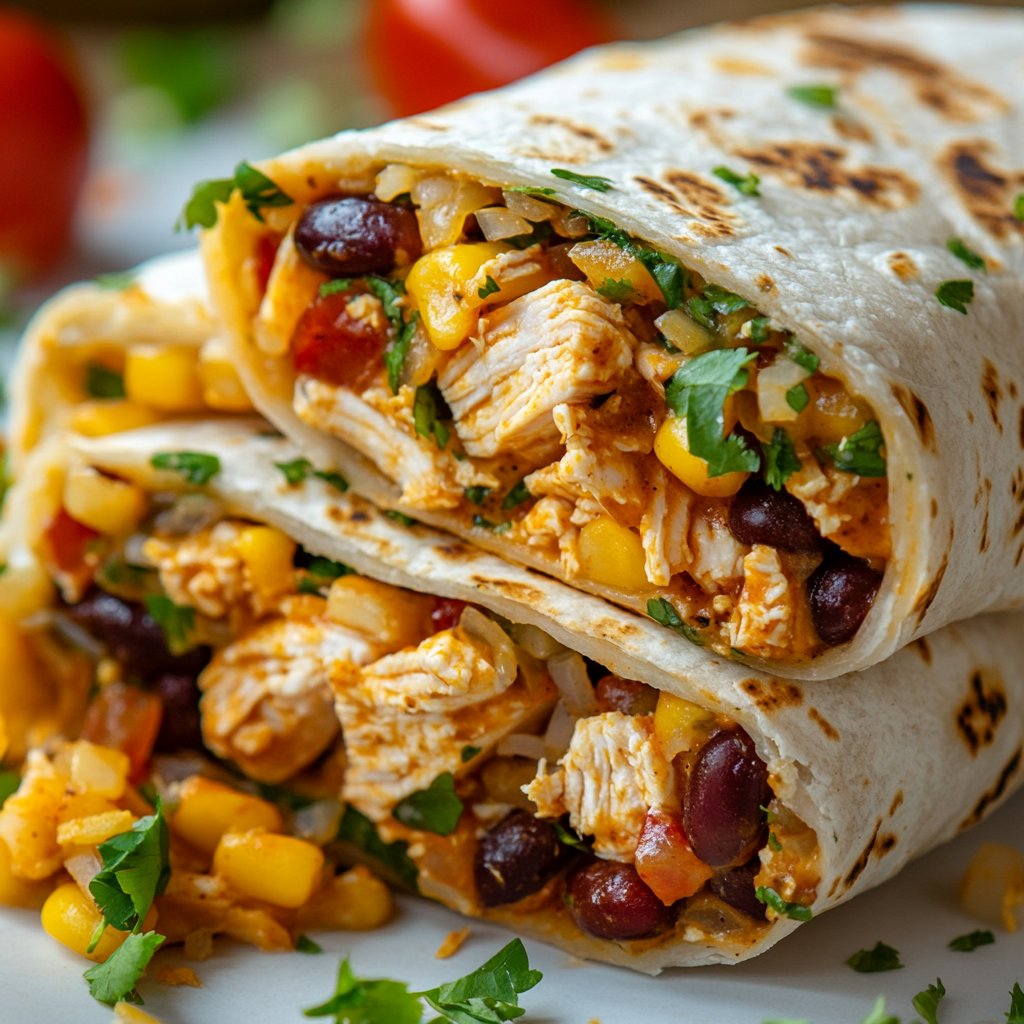 Quick and Tasty Chipotle Ranch Chicken Burrito Recipe