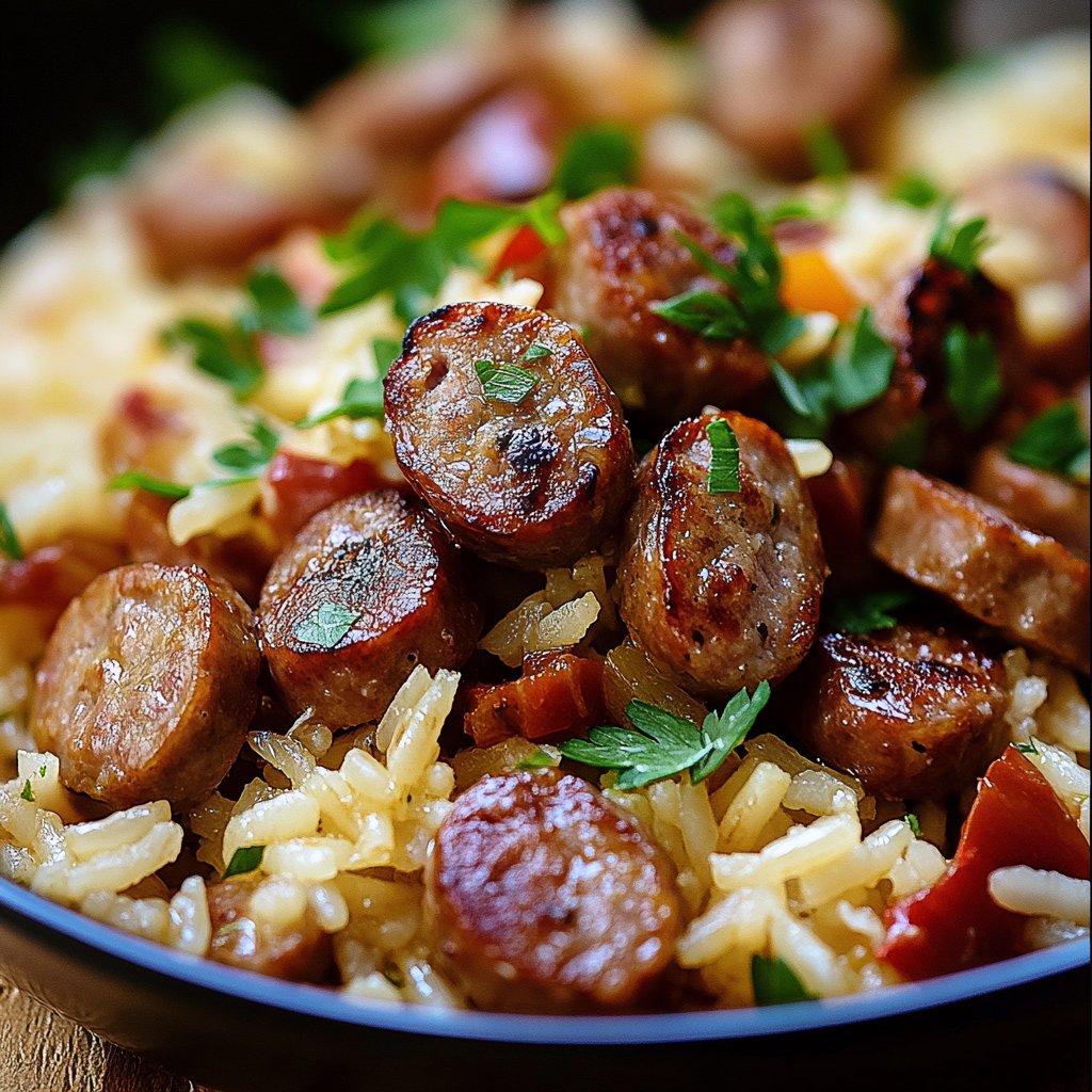 Delicious Sausage And Rice Recipe - Easy Meal Prep