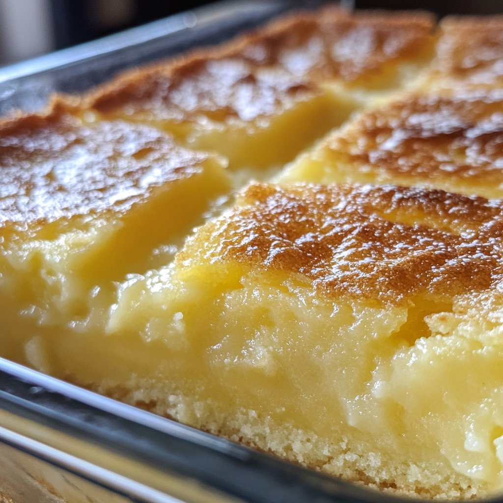 Tangy Lemon Cream Cheese Dump Cake with a Buttery Crust