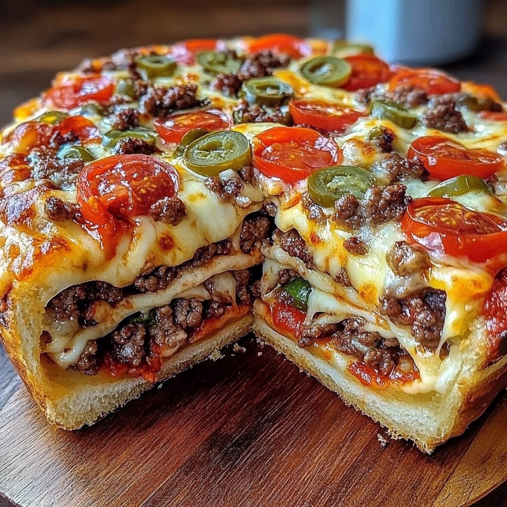 Pizza Burger Pie Recipe: Delicious Fusion Dish