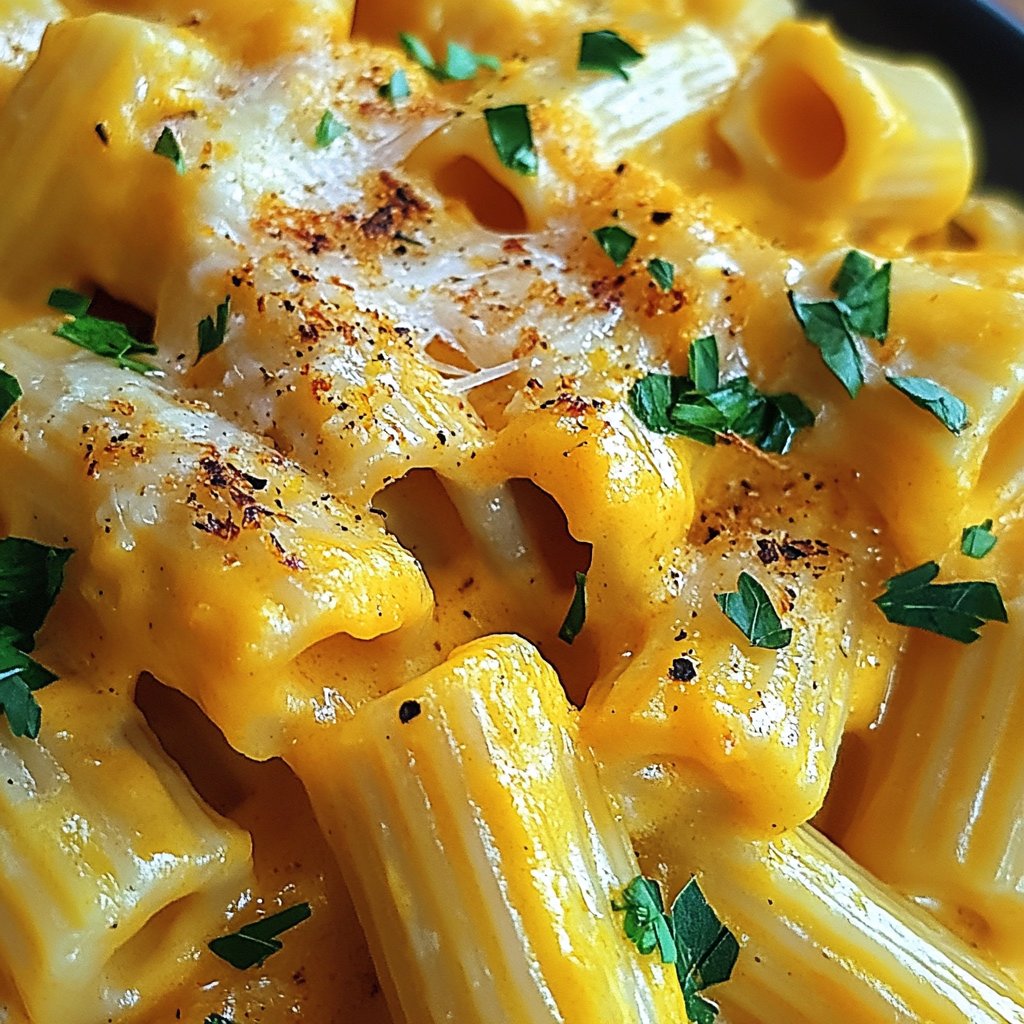 Pumpkin and Gruyere Rigatoni Recipe | Delicious Fall Dinner