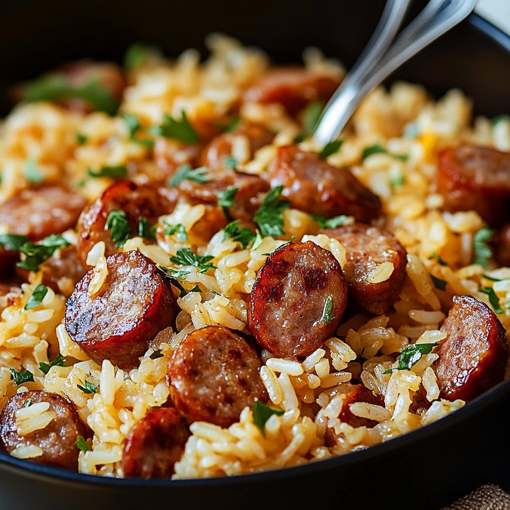 Delicious Sausage And Rice Recipe - Easy Meal Prep