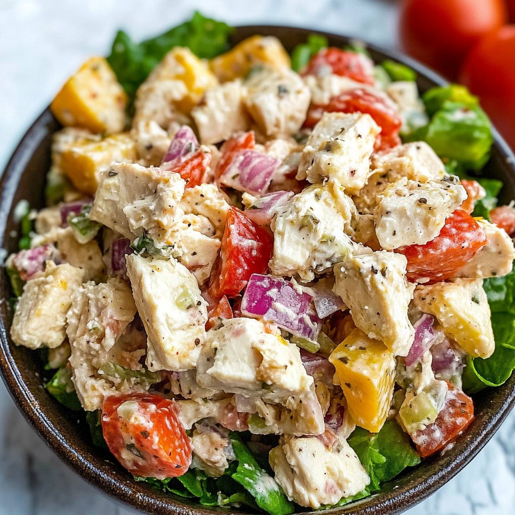 Italian Grinder Chicken Salad: Delicious and Easy Recipe