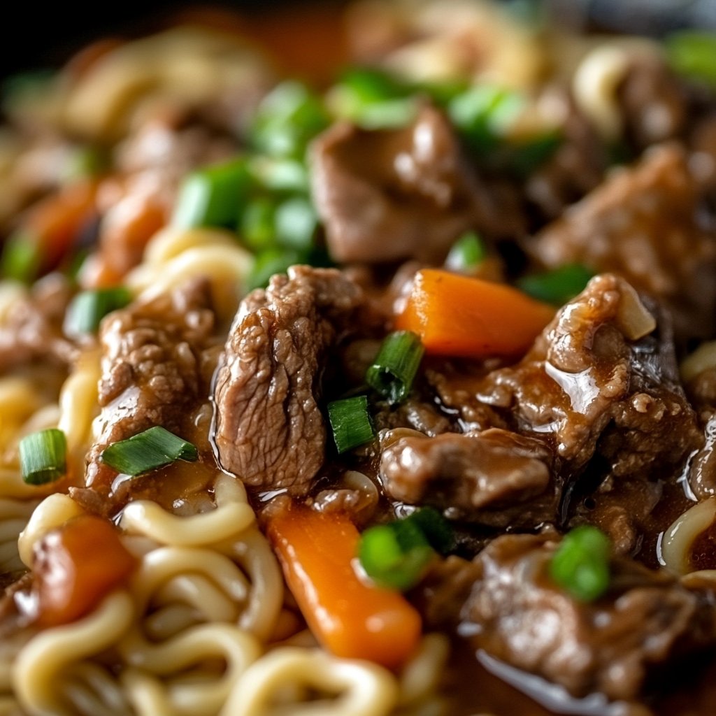 Crockpot Beef and Noodles - Easy Comfort Food Recipe