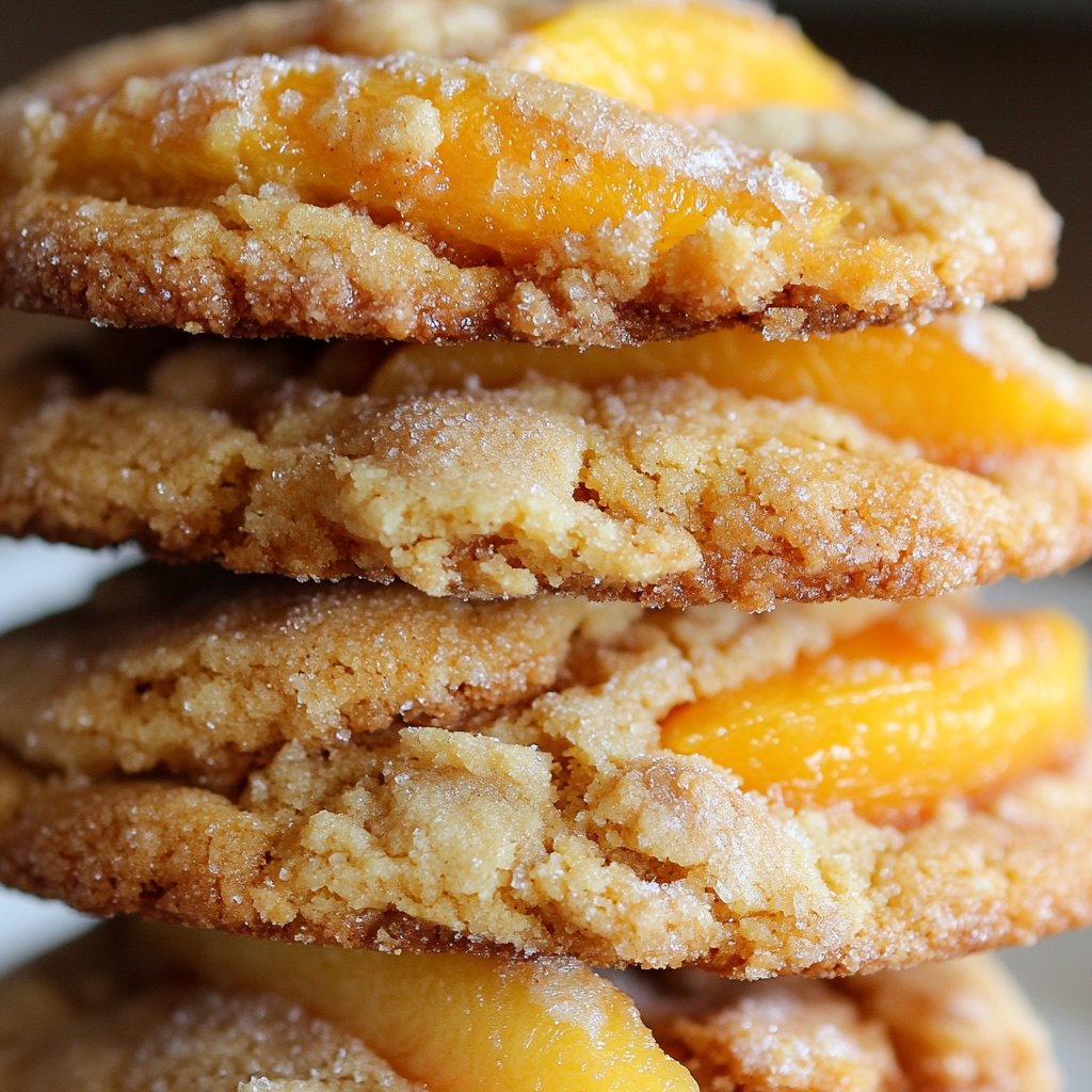 Peach Cobbler Cookies Recipe: Sweet & Simple Treat