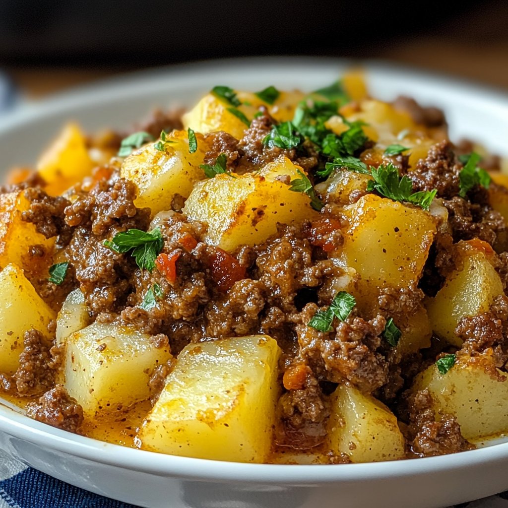 Delicious Ground Beef and Potatoes Casserole Recipe