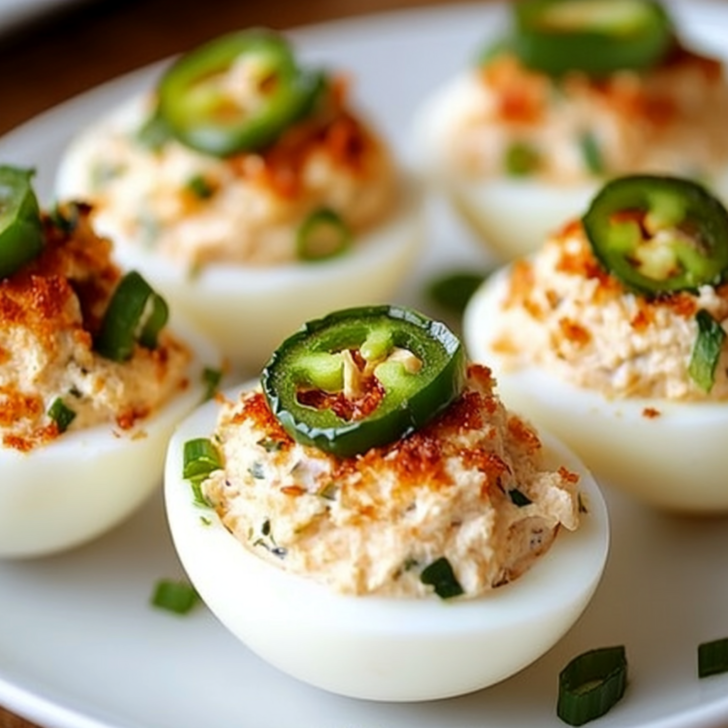 Jalapeño Popper Deviled Eggs