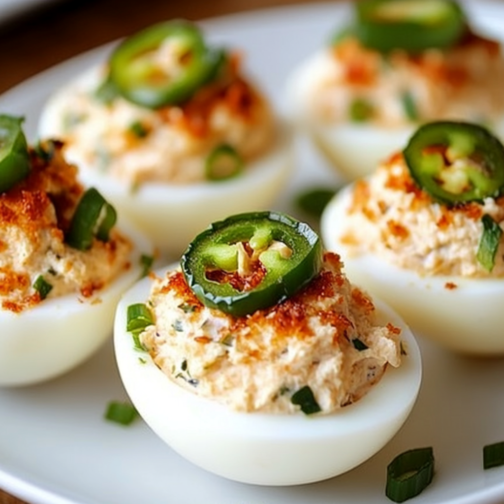 Jalapeño Popper Deviled Eggs