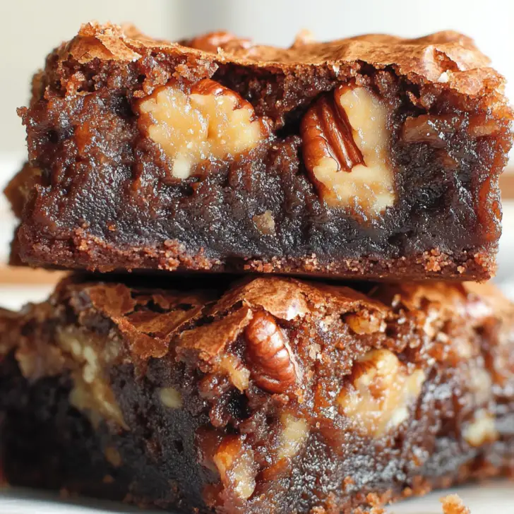 Pecan Pie Brownies – The Best of Both Worlds