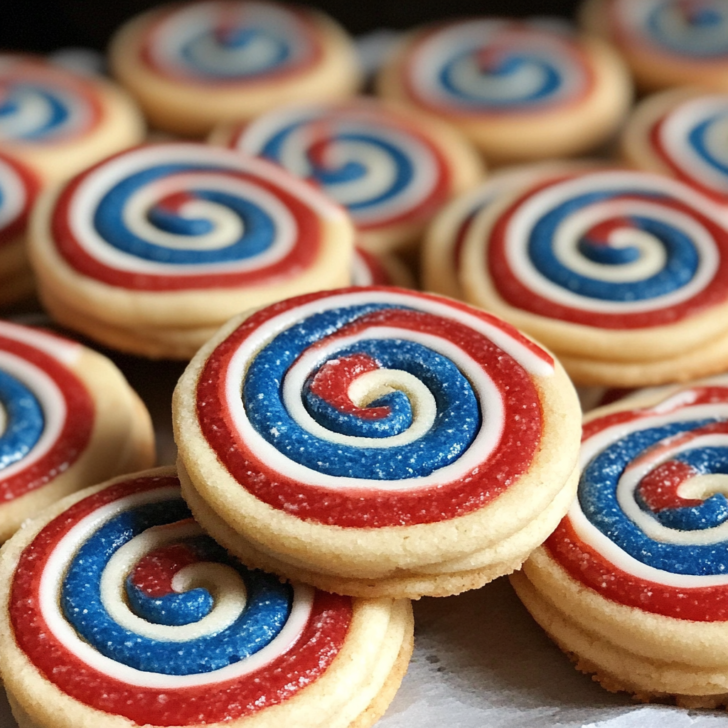 Red, White and Blue Pinwheel Icebox Cookies – A Patriotic Make-Ahead Treat