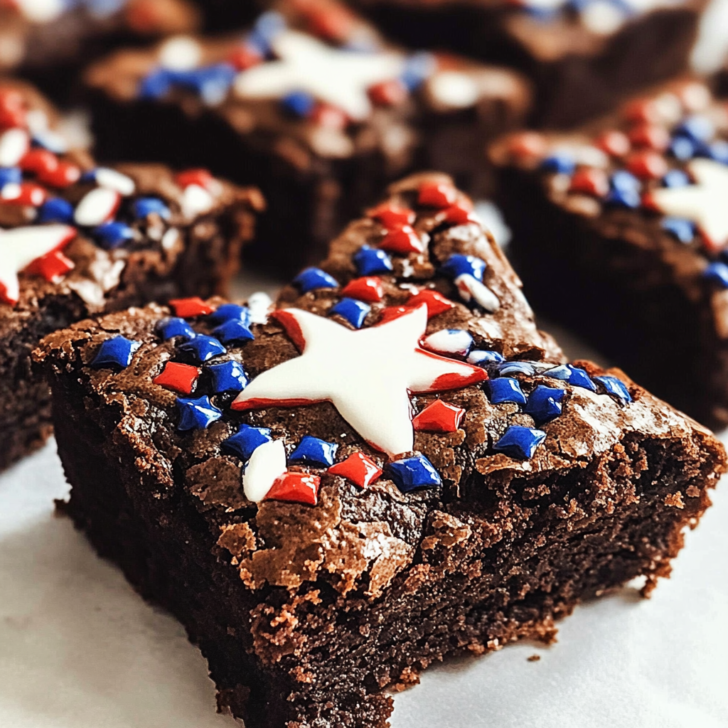 Star-Spangled Brownies: Festive Fourth of July Dessert