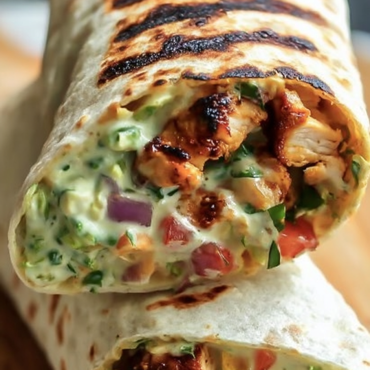 Chipotle Ranch Grilled Chicken Burrito Recipe