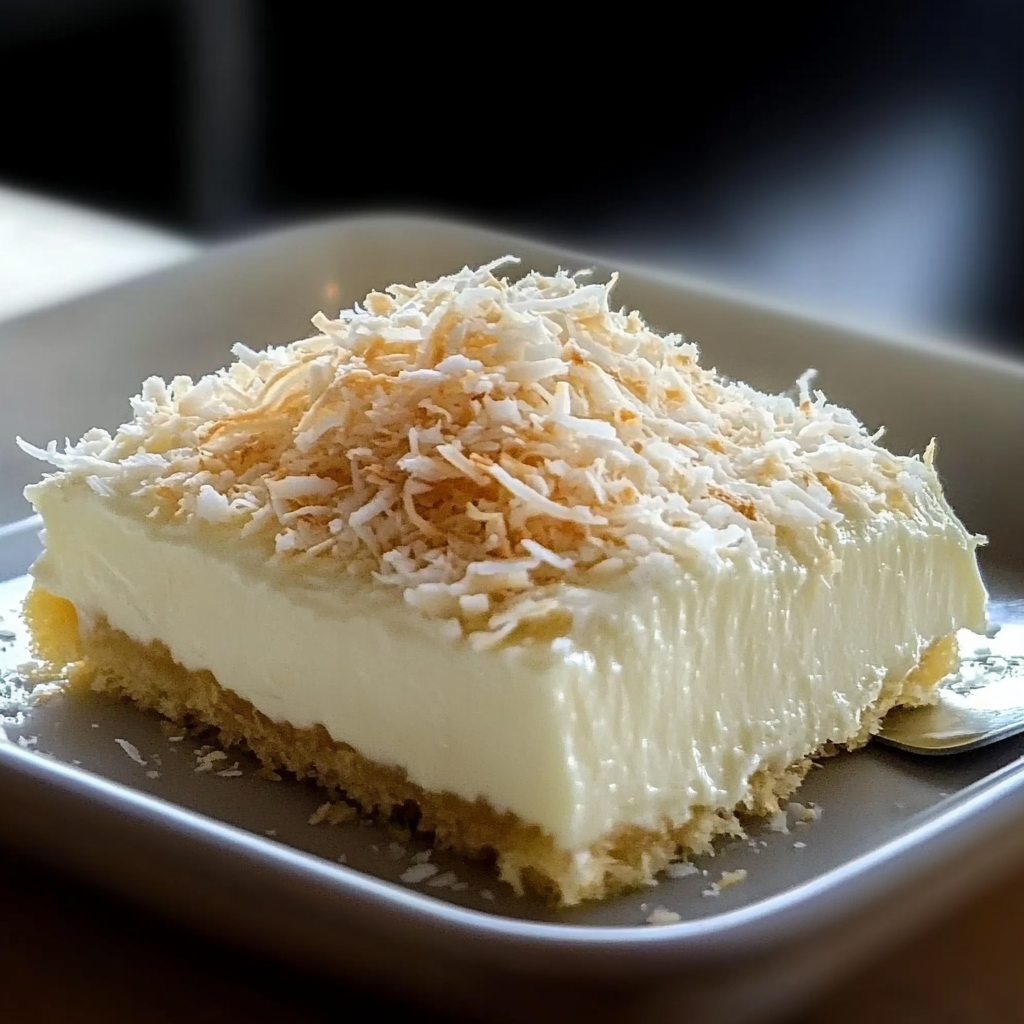 Easy Coconut and Condensed Milk Dessert