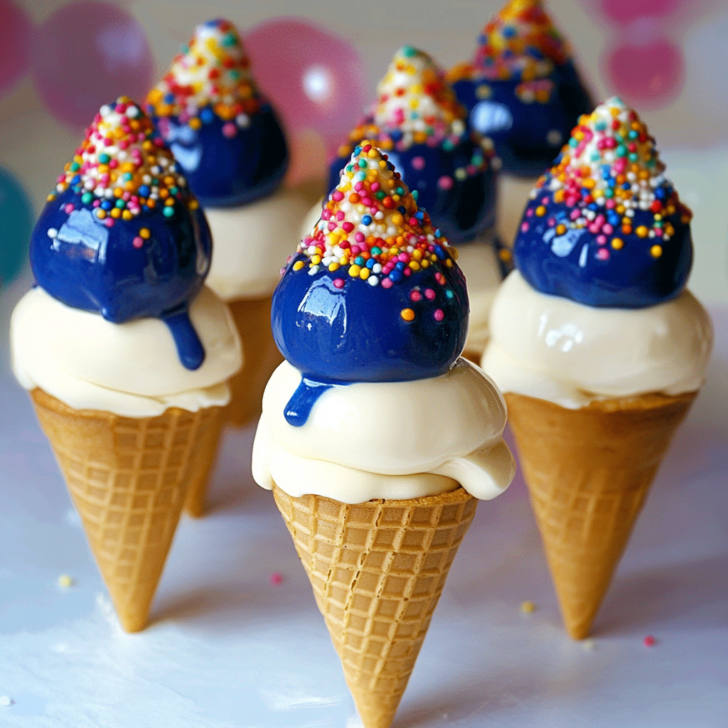 Ice Cream Cone Cake Pops: A Delightful Summer Treat