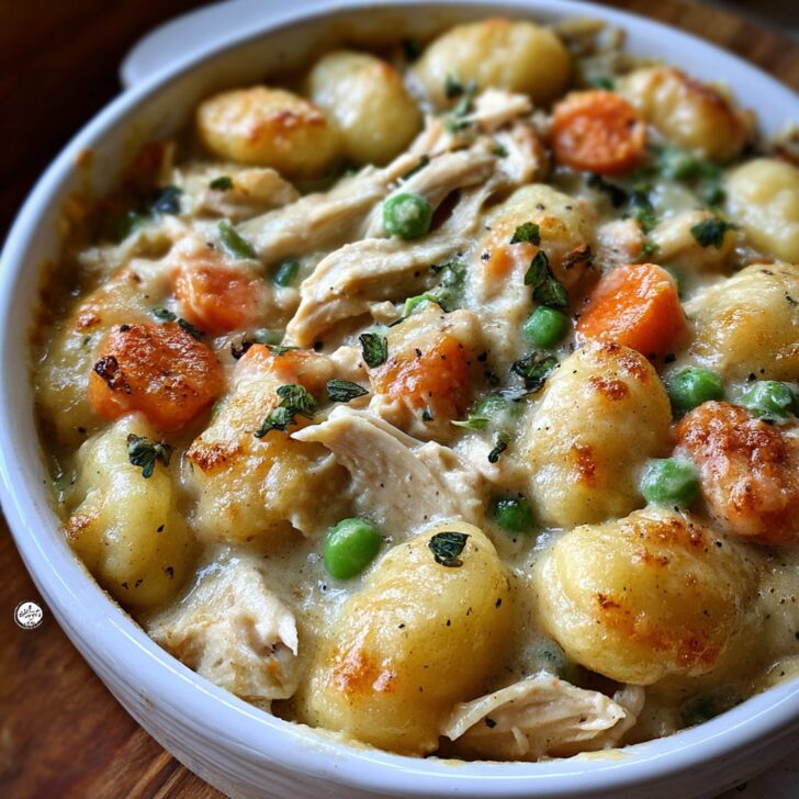 One Pot Gnocchi Chicken Pot Pie