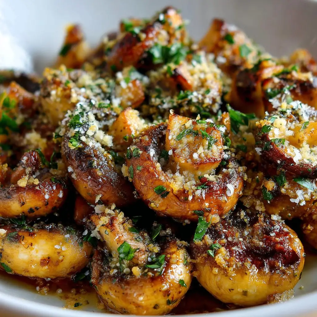 Garlic Parmesan Mushrooms