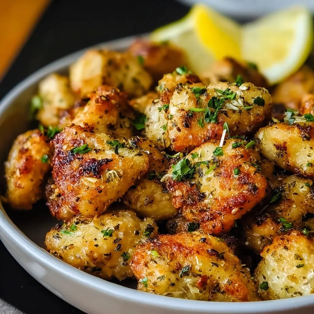 Air Fryer Lemon Chicken Bites
