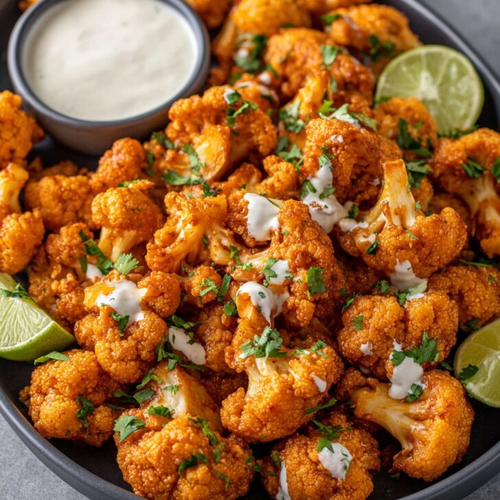 Air Fryer Buffalo Cauliflower
