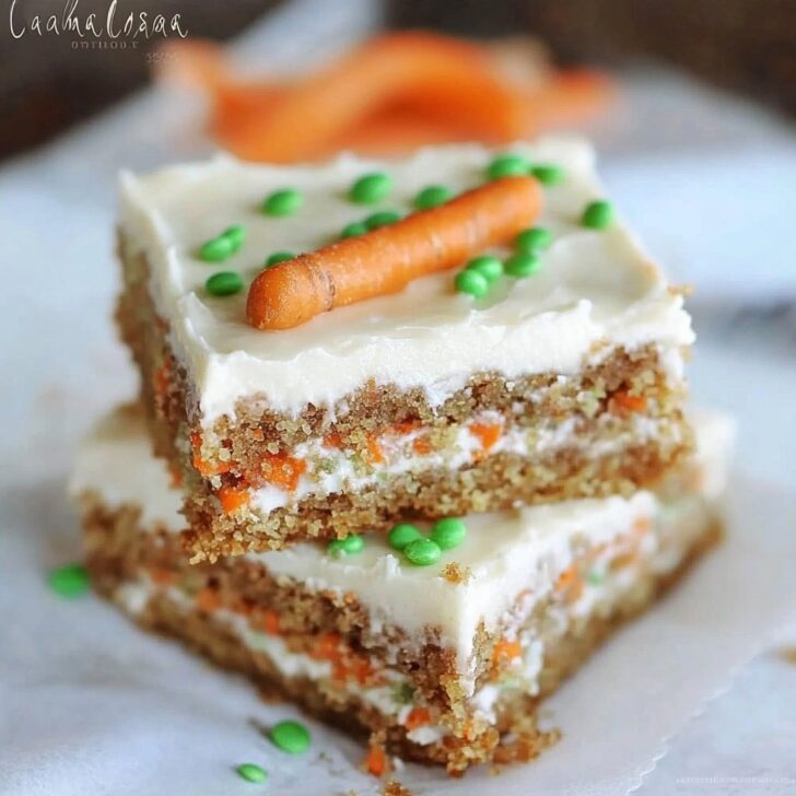 Decadent Carrot Cake Bars with Cream Cheese Frosting