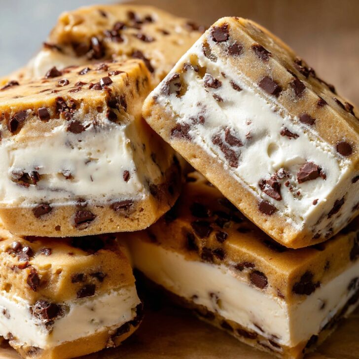 Cookie Dough Ice Cream Sandwiches