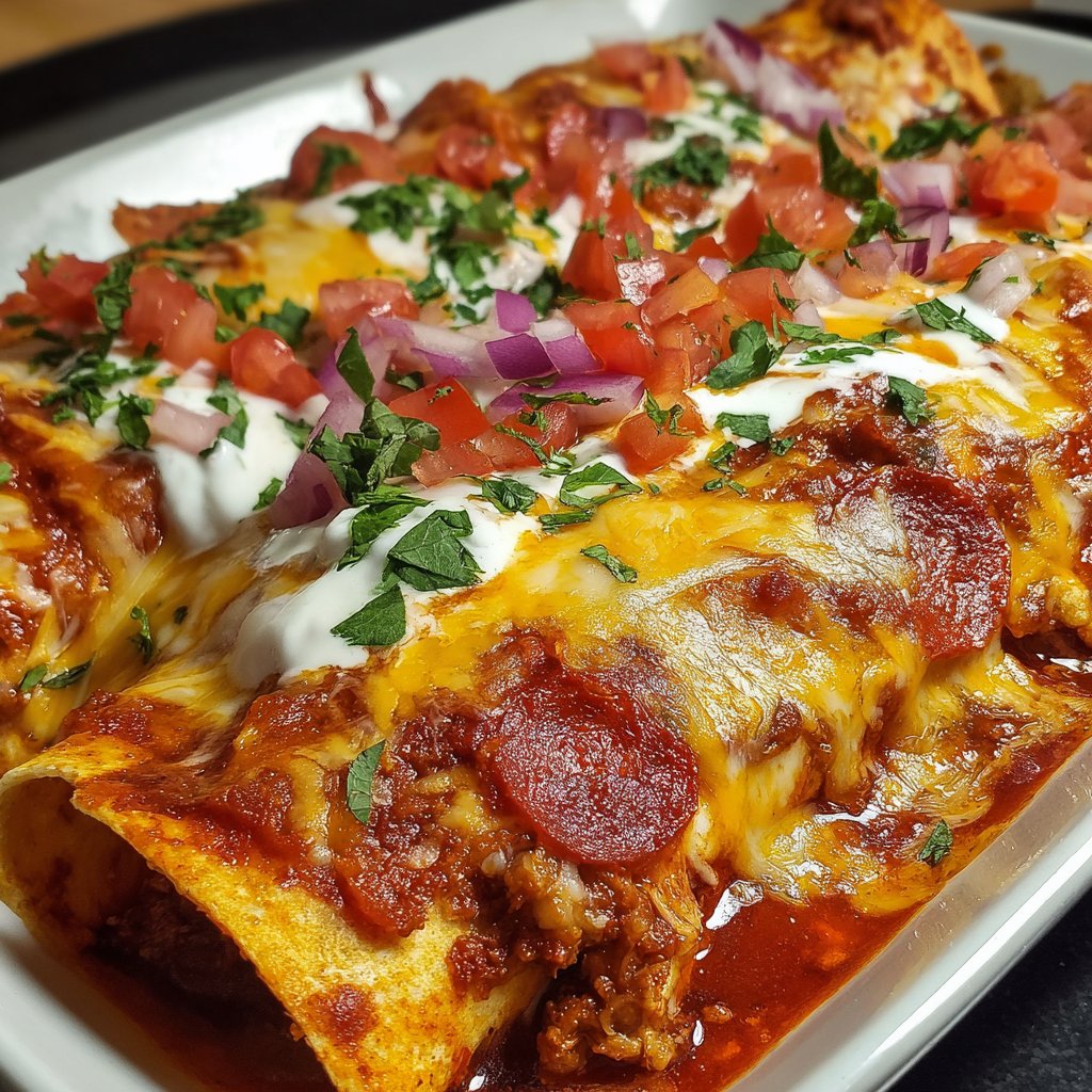 Pizza Enchiladas