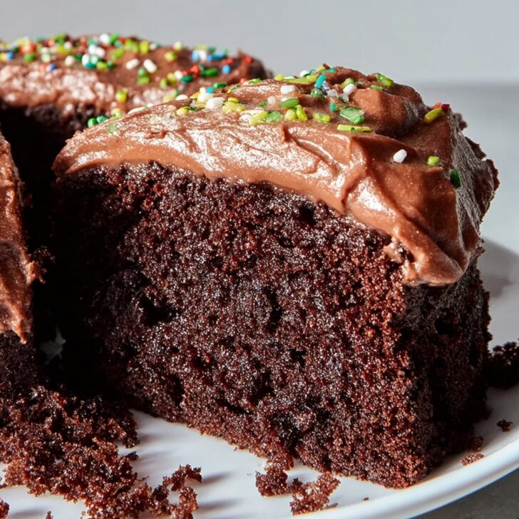 Air Fryer Vegan Chocolate Zucchini Birthday Cake