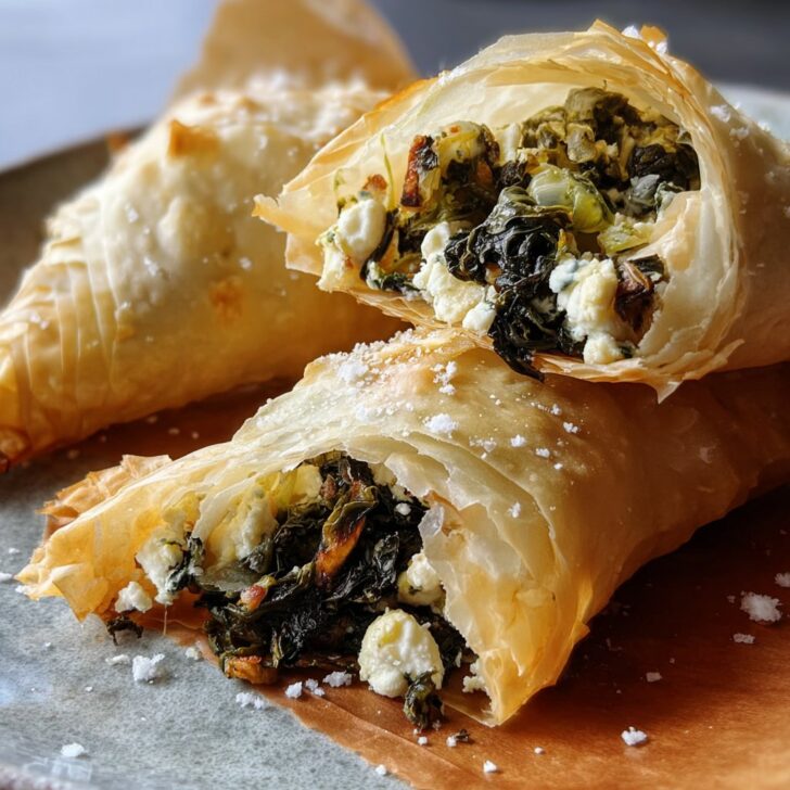 Air Fryer Kale and Feta Hand Pies