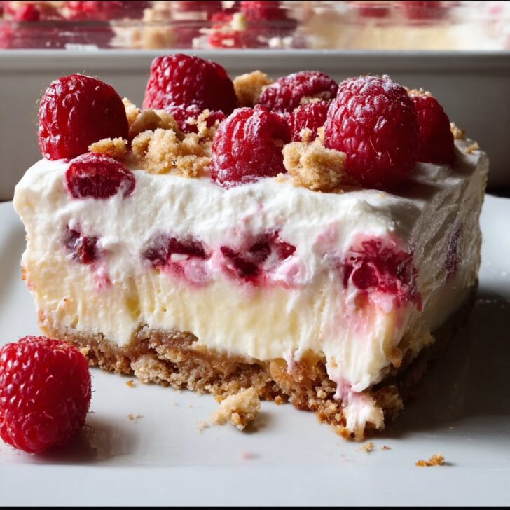 Raspberry Cheesecake Lasagna