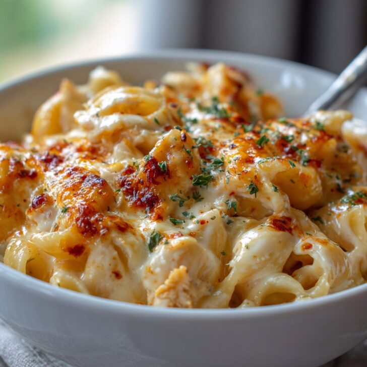 Creamy Honey Pepper Chicken Mac and Cheese Delight