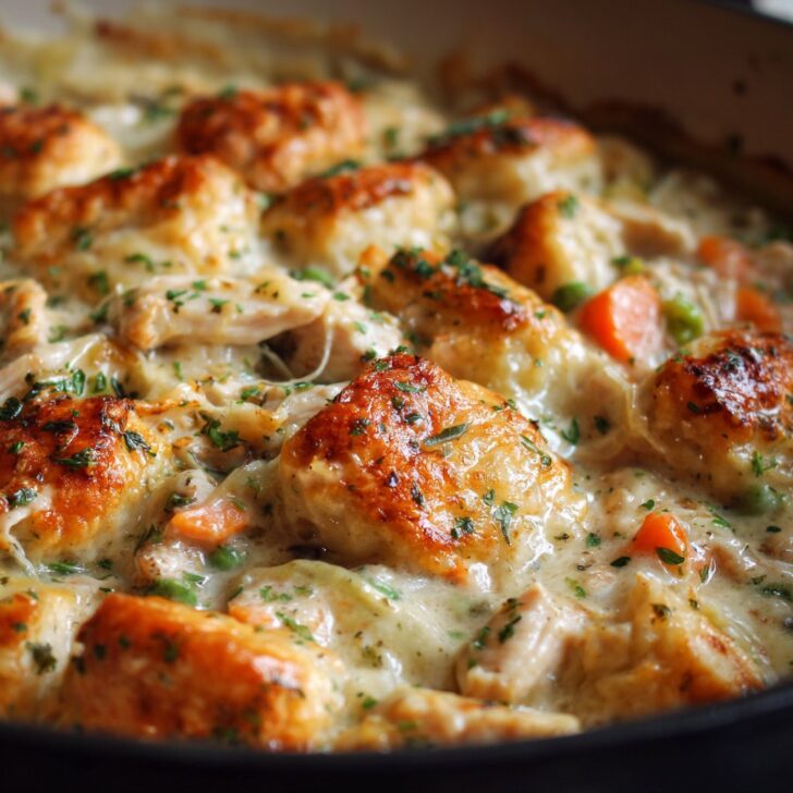 One pot gnocchi chicken pot pie