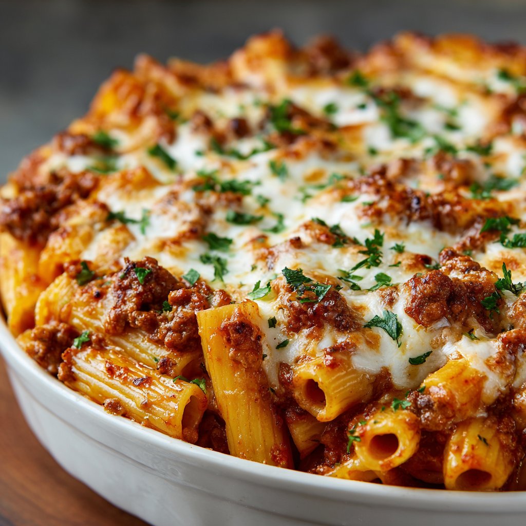 Cheesy Baked Ziti