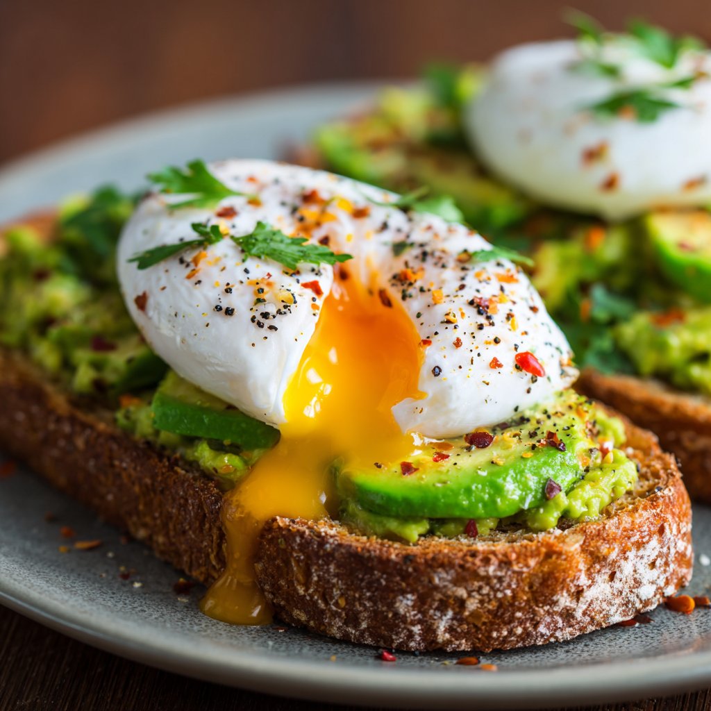Avocado Toast with Poached Egg