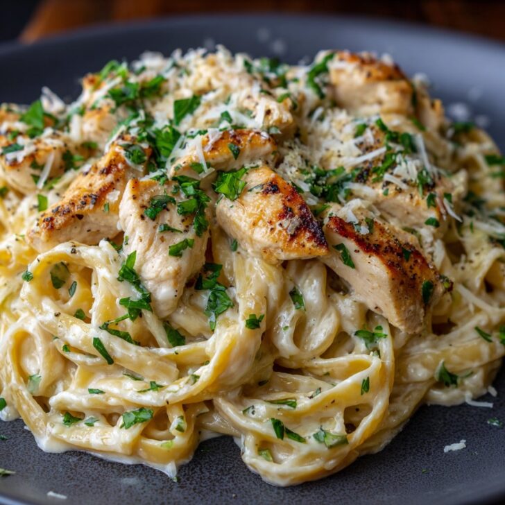 Creamy Chicken Alfredo Pasta