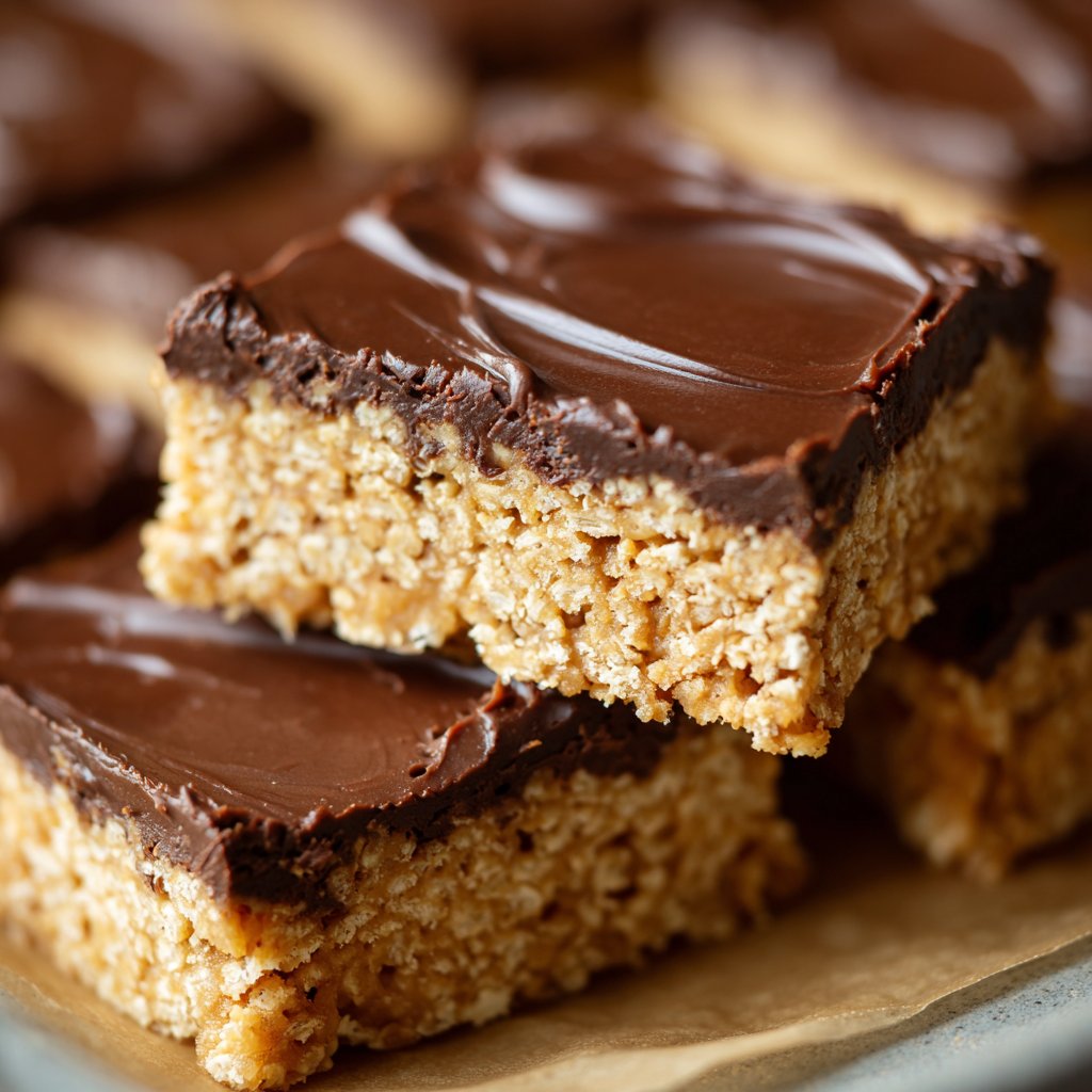 No-Bake Peanut Butter Oat Bars