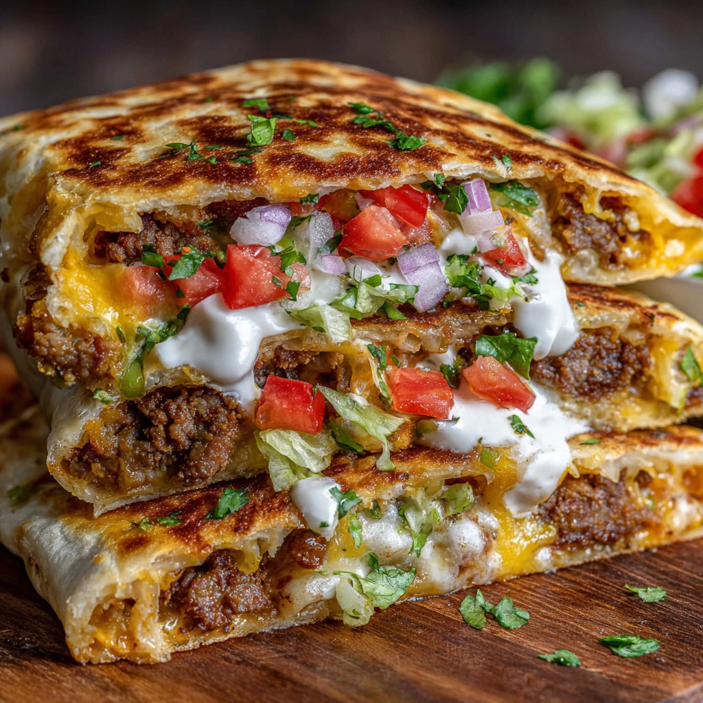 Homemade Crunch Wrap Supreme