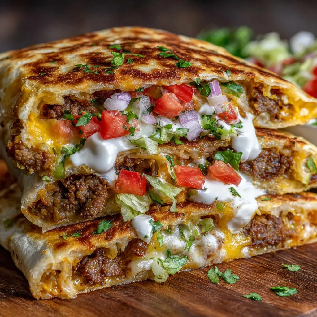 Homemade Crunch Wrap Supreme