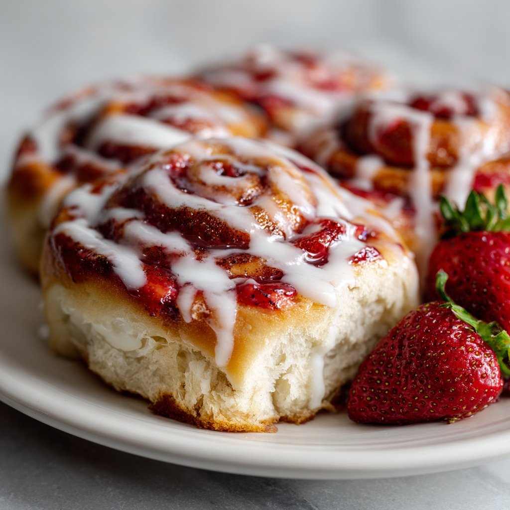 Strawberry Cinnamon Rolls