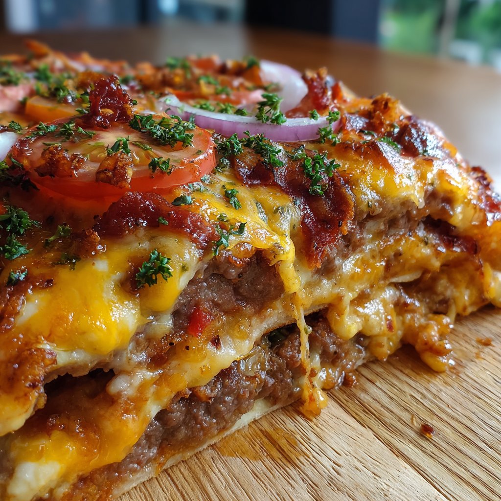 THE PIZZA BURGER PIE