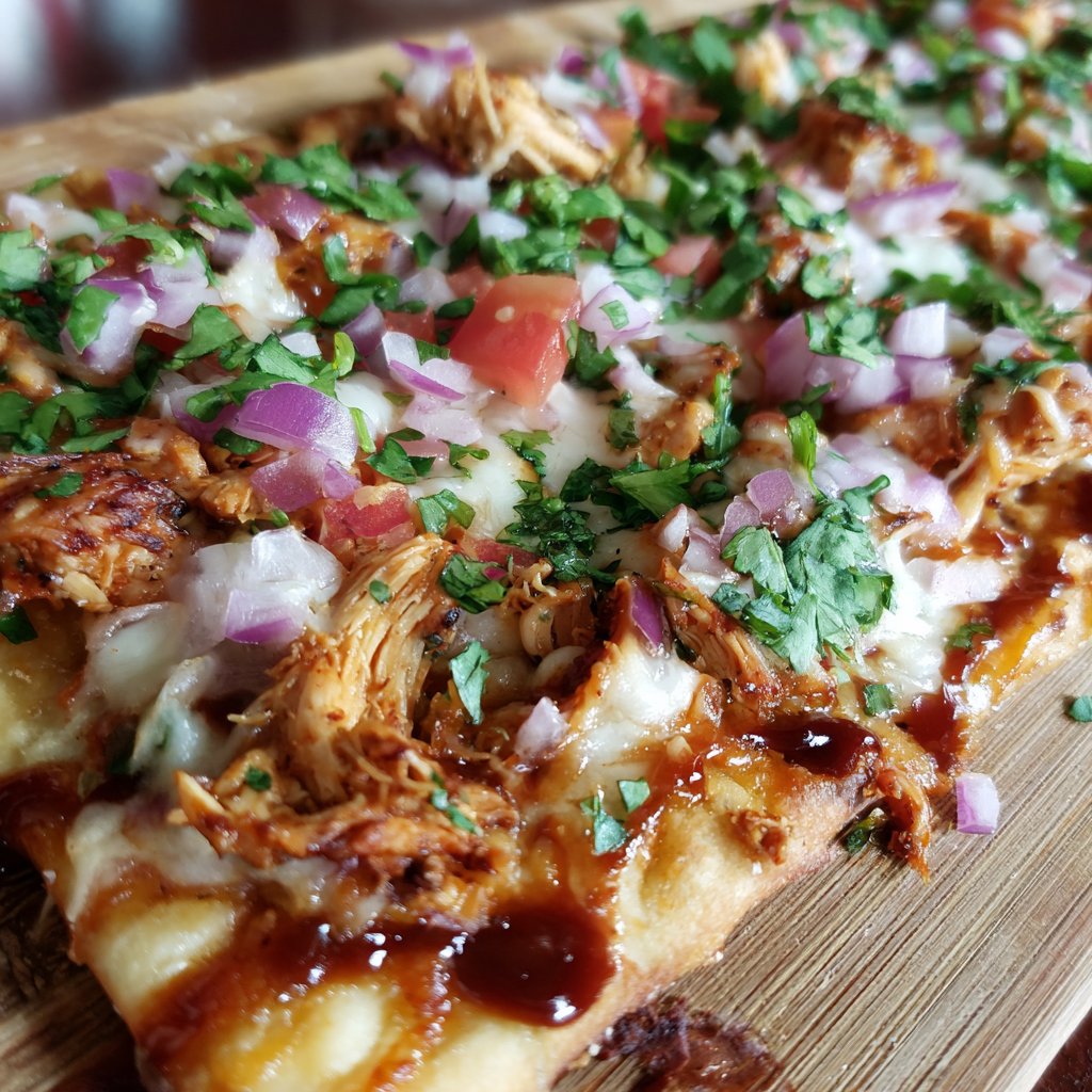 BBQ Chicken Flatbread Pizza