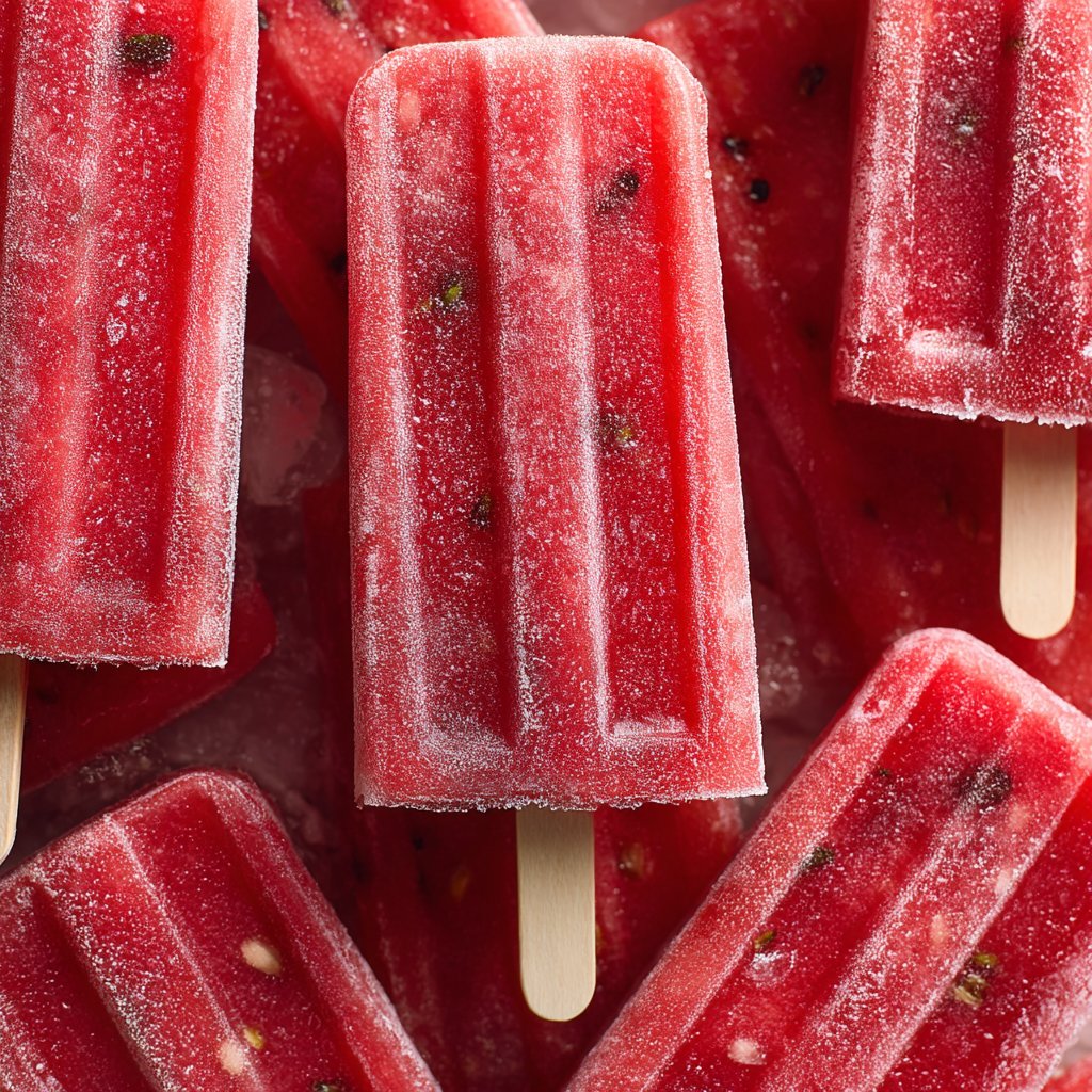 Frozen Watermelon Pops