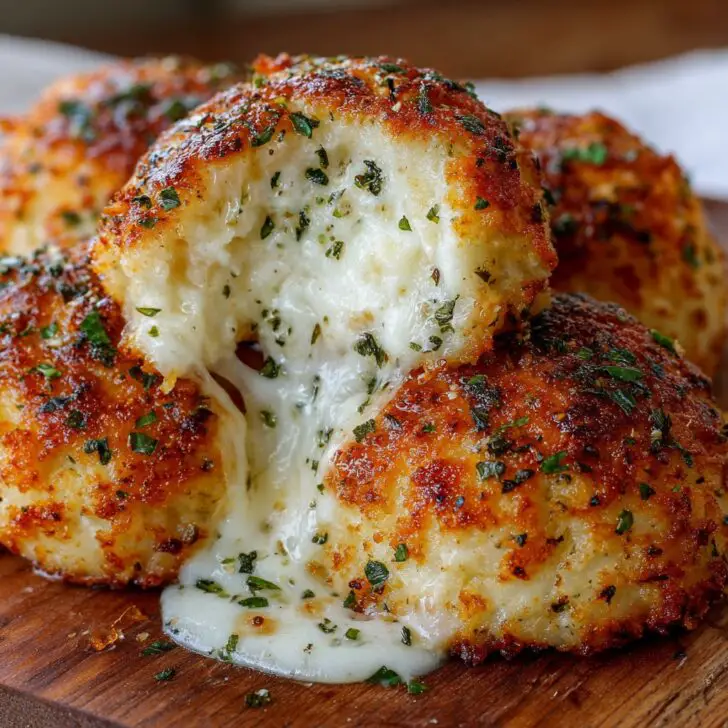 Gooey Mozzarella Biscuit Bombs