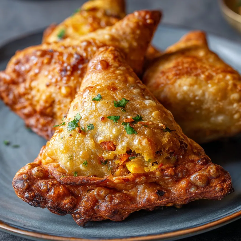 Fresh Vegetable Salad Samosa