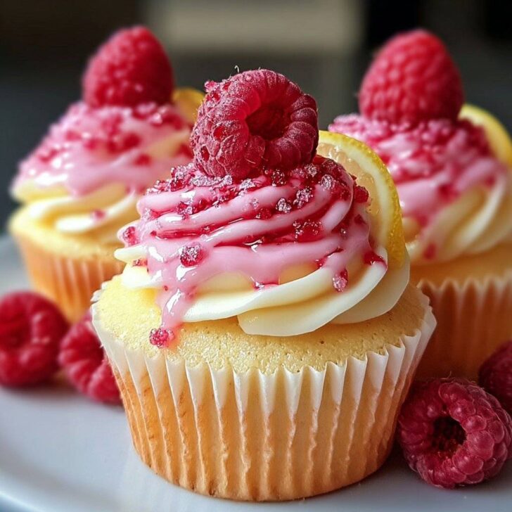 Lemon Raspberry Cupcakes