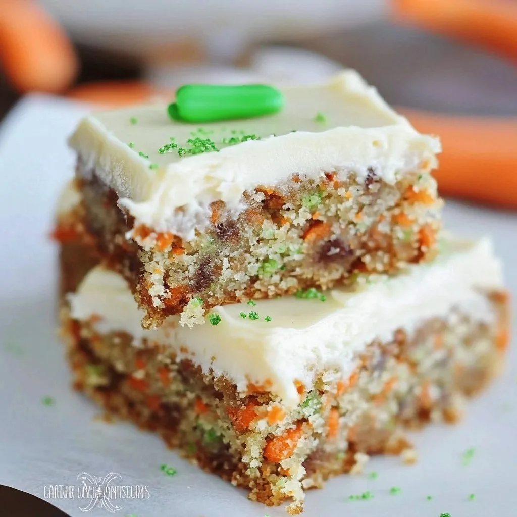 Decadent Carrot Cake Bars with Cream Cheese Frosting